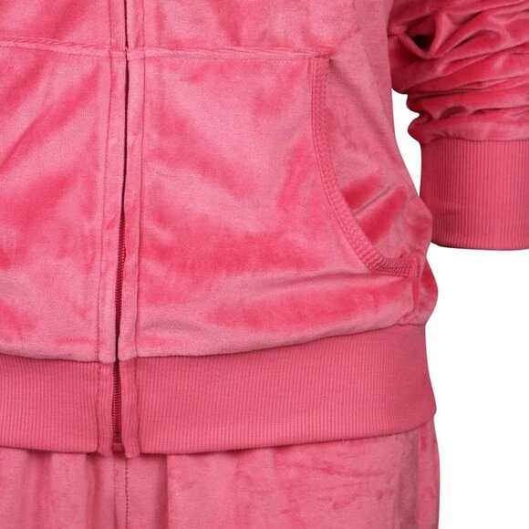 Lightweight Women's Velour Tracksuit for Casual Wear - Machine Wash Friendly - Picture 6 of 7